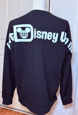 Disney Parks Est. 1971 Black Long Sleeve Spirit Jersey Walt Disney World Adult